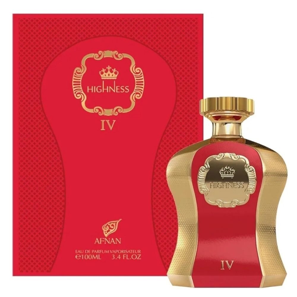 Afnan Highness IV - Red & Gold  - NEW